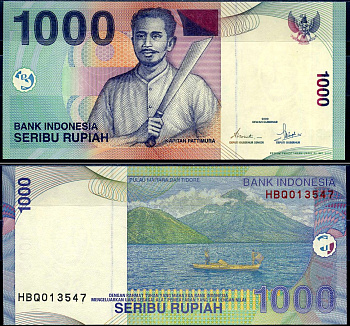 Индонезия 1000 рупий 2000 Pick 141 a бумага UNC (пресс) 6266-3-2-2