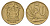 ЮАР 50 центов 1996 Зантедеския Эллиота (калла), герб KM 163 сталь плакированная бронзой 4687-722