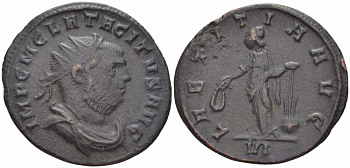 Римская Империя аврелианиан 275 Тацит LAETITIA AVG Сисция Good Very fine LV 2337-54 бронза 1073-16-82