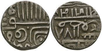 Индия, Наванагар (Nawanagar) 1 кори (kori) ND AH(9)78, frozen KM 5 серебро 1521-533