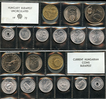 Венгрия официальный набор из 9 монет 1972  KM MS 2   UNC  3-6-5-29