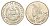Гватемала 25 сентаво 1961 KM 263 серебро UNC 4127-1424