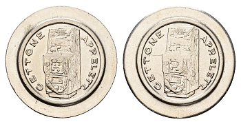 Италия жетон для равлечений Sale Giochi диаметр 24 мм, вес 5,5 гр нержавеющая сталь 4670-842