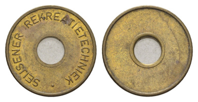 Нидерланды жетон SEIJSENER REKREATIETECHNIEK ND диаметр 20 мм, вес 4,2 гр латунь 4701-1142