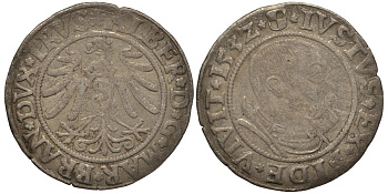 Бранденбург-Пруссия 1 грош 1532 Альберт V серебро 413-3514