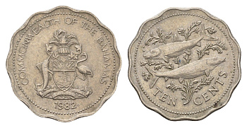 Багамские острова (Багамы) 10 центов 1982 KM 61 медно-никель 4114-932