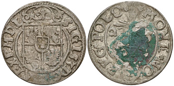 Польша 3 полкера (3 полторака - 1 крейцер) 1625 Сигизмунд III Ваза (1587-1632) Gorecki B.25, KM 41 серебро 4158-1012