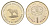 Македония 1 денар 1995 50 лет ФАО KM 5a медь цинк никель UNC 4688-736