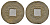 Корея 1 мун конец XIX века бронза 4654-1153