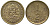 Перу 1/2 соля 1976 KM 265 латунь 4189-961