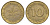 ФРГ 10 пфеннигов 1949 D KM 103, J. 378 сталь плакированная латунью 4697-555