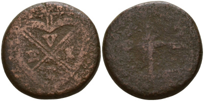 Британская Индия 1 пайс 1802-1829 Бомбейское президентство KM 198 медь 00-00