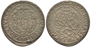 Саксония 1/24 талера 1625 H.I. Иоганн Георг I (1615-1656) KM 71 серебро 00-00