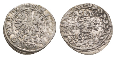 Франкфурт 1 альбус 1680 KM 108.2 серебро 1515-1014