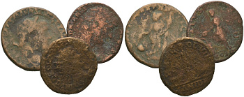 Римская Империя лот из 3 монет N6-21