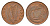 Ирландия 1 пенни 1979 мифологическая птица лира KM 20 бронза 4690-415