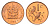 ЮАР 1 цент 1974 V KM 82 бронза PROOF 4685-766