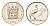ЮАР 5 центов 1974 KM 84 никель PROOF 4685-767
