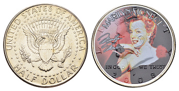 США 1/2 доллара 2008 Легенды Голливуда - Мэрилин Монро 11-146-43