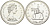 Канада 1 доллар 1973 100 лет Канадской конной полиции (1873-1973) KM 83 серебро UNC 00-00-00
