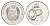 КНДР (Северная Корея) 1/2 чона 2002 мир животных - щитомордник KM 188 алюминий UNC 4662-354
