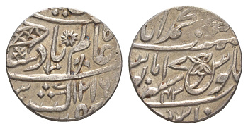 Британская Индия, Бенгальское президентство 1 рупия 1796 AH 1210 KM?40.1 серебро 1517-1131