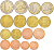 Люксембург евронабор 8 монет 2011 1, 2, 5, 10, 20, 50 евроцентов, 1, 2 евро UNC 183-421