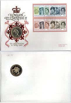 Великобритания 2 фунта 1986 XIII Игры Содружества, в оригинальном конверте, с марками, первый день гашения KM 947, Spink H1 никель латунь BU 8-2-06-46