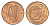Ирландия 1 пенни 1986 мифологическая птица лира KM 20 бронза UNC 4696-417