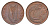 Ирландия 1 пенни 1978 мифологическая птица лира KM 20 бронза 4690-366