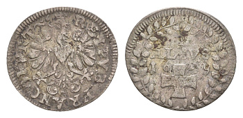 Франкфурт 1 альбус 1649 KM 108.2 серебро 1515-445