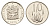 ЮАР 10 центов 1974 герб, цветок алоэ KM 85 никель PROOF 4685-768