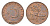 Турция 5 курушей 1970 KM 890.2 бронза UNC 4674-1011
