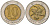Гонконг 10 долларов 1995 KM 70 биметалл UNC 4546-847