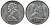 Канада 10 центов 1977 Елизавета II (1952-2022), парусник KM 77.1 никель 4124-517
