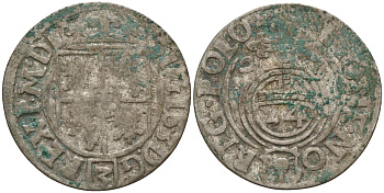 Польша 3 полкера (3 полторака - 1 крейцер) ND (1620-1627) Сигизмунд III Ваза (1587-1632) KM 41 серебро 4158-815