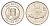 Исландия 1 крона 1999 треска KM 27a сталь плакированная никелем UNC 4687-846