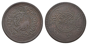 Тибет 5 скар 1913-1918 Y 17 медь 270-242