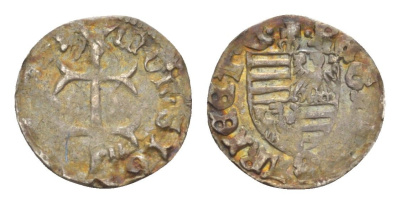 Венгрия 1 денар ND (1387-1389) Сигизмунд (1387-1437) EH 448 серебро 650-734