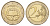 Нидерланды 2 евро 2007 50 лет подписанию Римского договора KM 273 биметалл UNC 1085-5-45