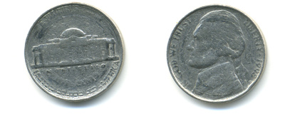 США 5 ЦЕНТОВ 1998 P ДЖЕФФЕРСОН KM А192 медно-никель 179-757