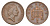 Великобритания 1 пенни 1990 Елизавета II (1952-2022) KM 935, Spink 4381 (B3) бронза 4696-761