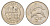 Исландия 5 крон 1992 дельфины KM 28 медно-никель 4691-411