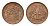ЮАР 1 цент 1994 герб, капские воробьи KM 132 сталь плакированная медью aUNC 4694-127