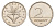 Венгрия 2 форинта 1999 KM 693 медно-никель UNC 4649-348