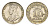 Цейлон 10 центов 1920 B, Георг V (1910-1936) KM 104a серебро 4679-117