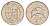 Исландия 5 крон 1984 дельфины KM 28 медно-никель 4591-934