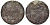 Швеция 1 эре 1717 LC, Карл XII (1697-1718), с подвески KM 250b серебро 4164-233
