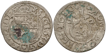 Польша 3 полкера (3 полторака - 1 крейцер) 1622 Сигизмунд III Ваза (1587-1632) Gorecki B.22, KM 41 серебро 4158-847