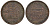 Султанат Маскат и Оман 1/4 анна (байса) 1895 AH 1315, Фейсал бен Турки (1888-1913) KM 12.2 медь 51-1615